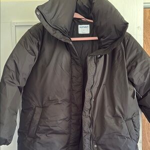 Old Navy Charcoal Puffer Coat